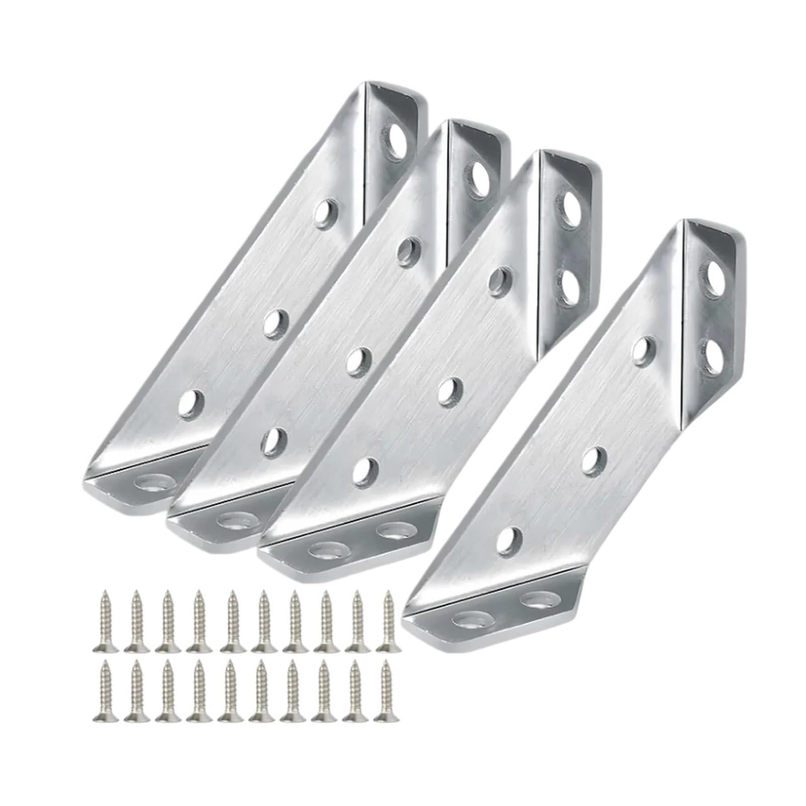 Soporte de ángulo trapezoidal de acero inoxidable de 10/20/40 piezas