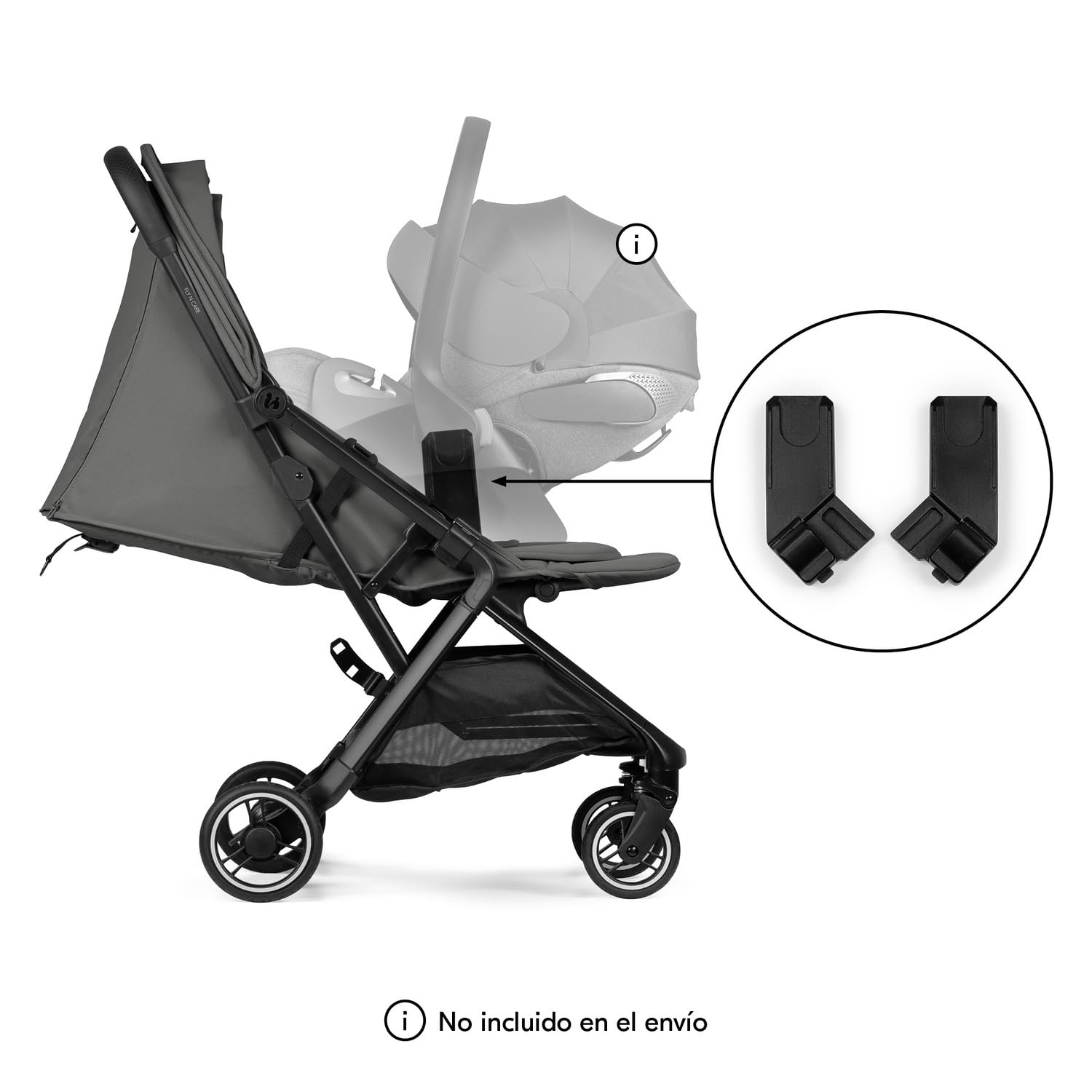 hauck Carrito Bebe Ultracompacto y Ligero Fly N Care Stone