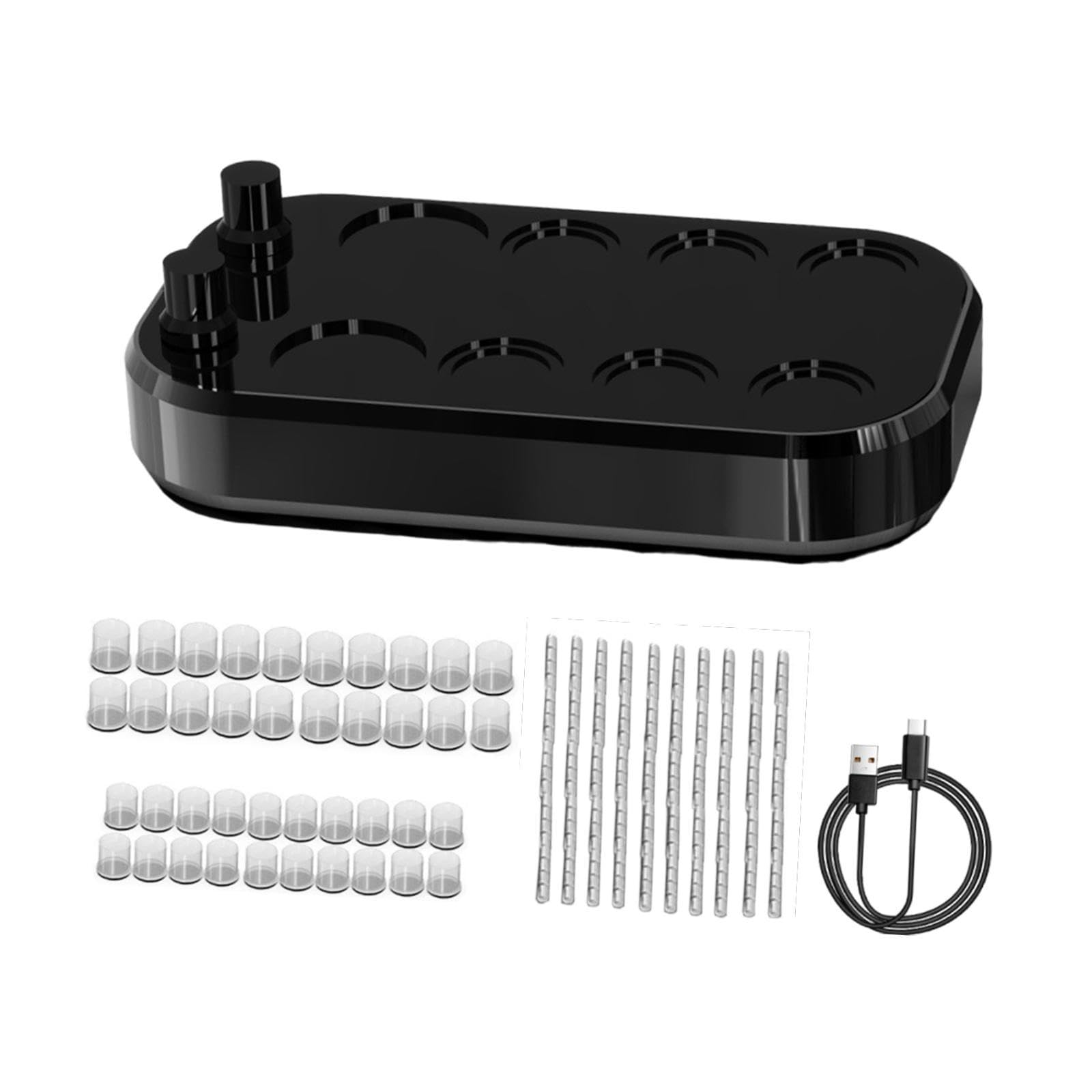 MERIGLARE Mezclador de tinta Agitador de tinta Fácil de usar Mini vaso de tinta Mezcla de pintura para laboratorio para salones de esmalte de