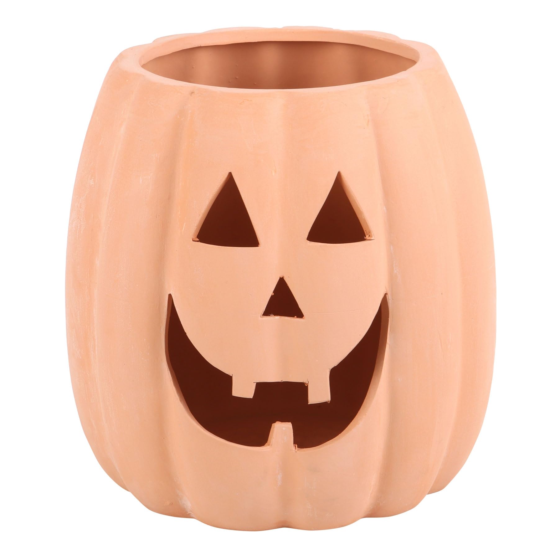 25cm Terracotta Cut Out Pumpkin Decoration - KDMD