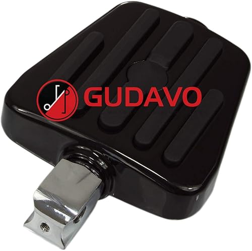 Miniatura 6 de Piernas delanteras o traseras de aluminio para motocicleta, pedal negro con soportes para Victory All Hammer (delantero (para piloto), estilo 2