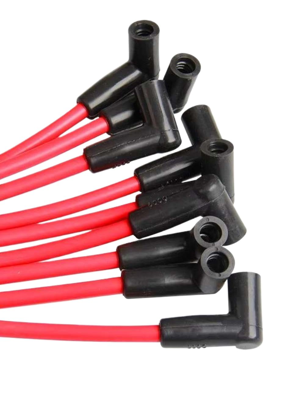 Spark Plug Wire Set 8mm Compatible with Small Block 283 307 327 350 400 HEI SBC