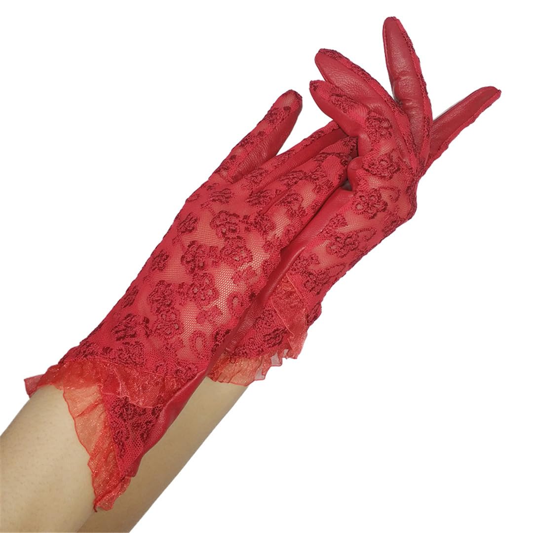 Guanti Da Donna In Pizzo Guanti Da Donna Ultrasottili In Pelle Guanti Da Donna In Pelle Di Pecora Morbida E Solida