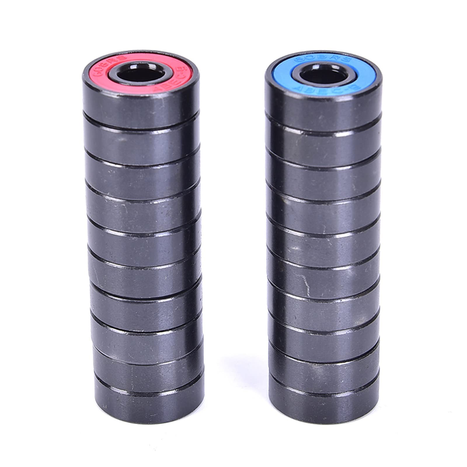 Kugellager, 608RS 608-2RS Lager Rillenstahl abgedichtete Kugellager 10 Stück/Set(Red)