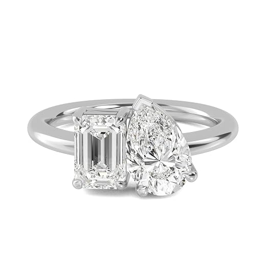 Twisting Infinity Diamond Engagement Ring
