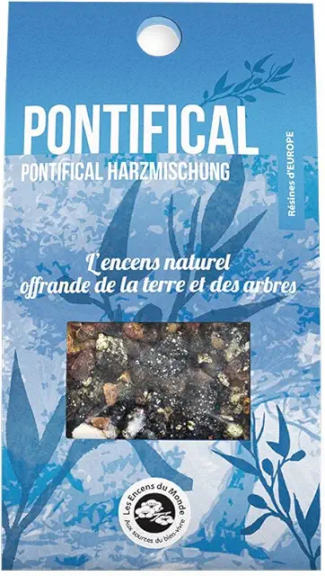 Sachet Pontifical AROMANDISE - Encens Naturel aux Extraits de Plantes, 25g