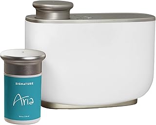 Aria Room Diffuser Machine & Capsule - Luxury Hotel Scent - Vanilla, Lily of The Valley, Tuberose, Floral Gourmand and Amber - Signature Scent