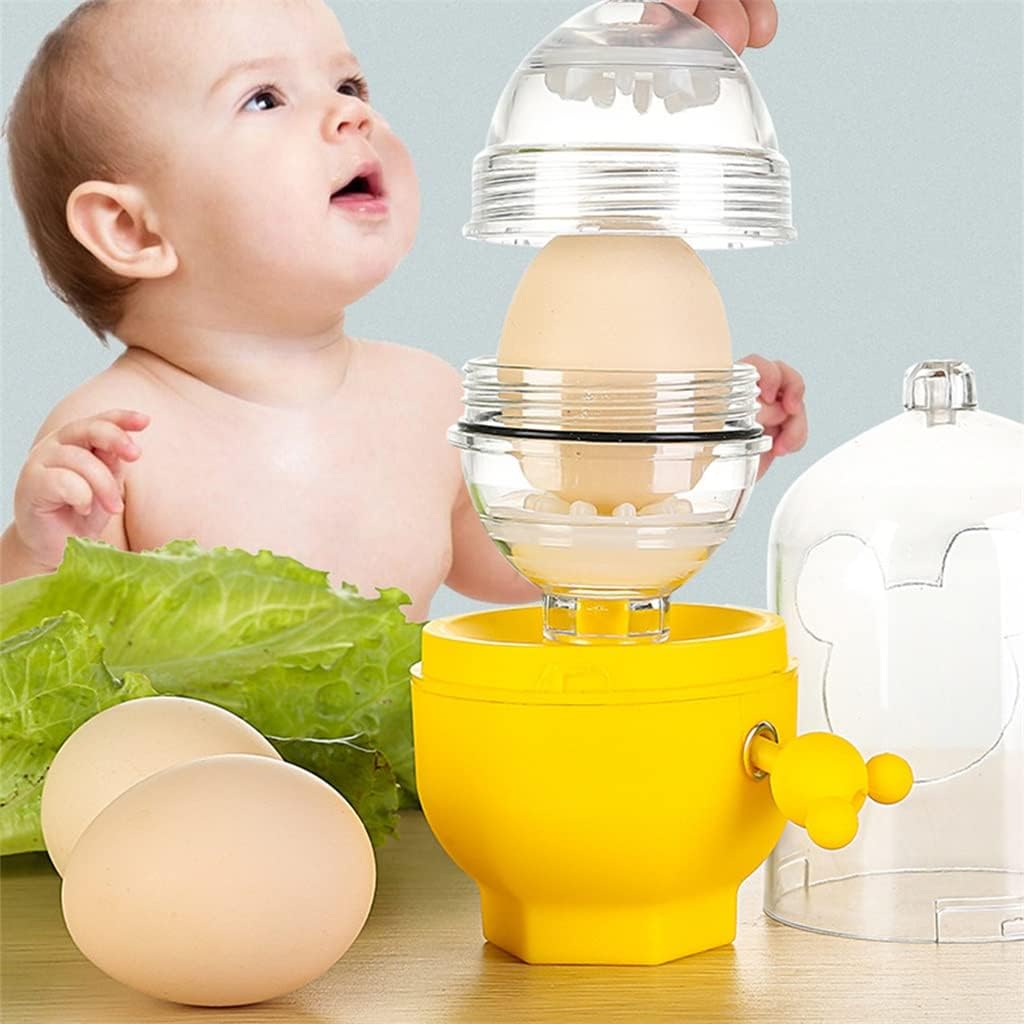 Hand Powered Egg Maker Inside Mixer Kitchen Cooking Gadget Portable Cooker Tool Scrambler Shaker