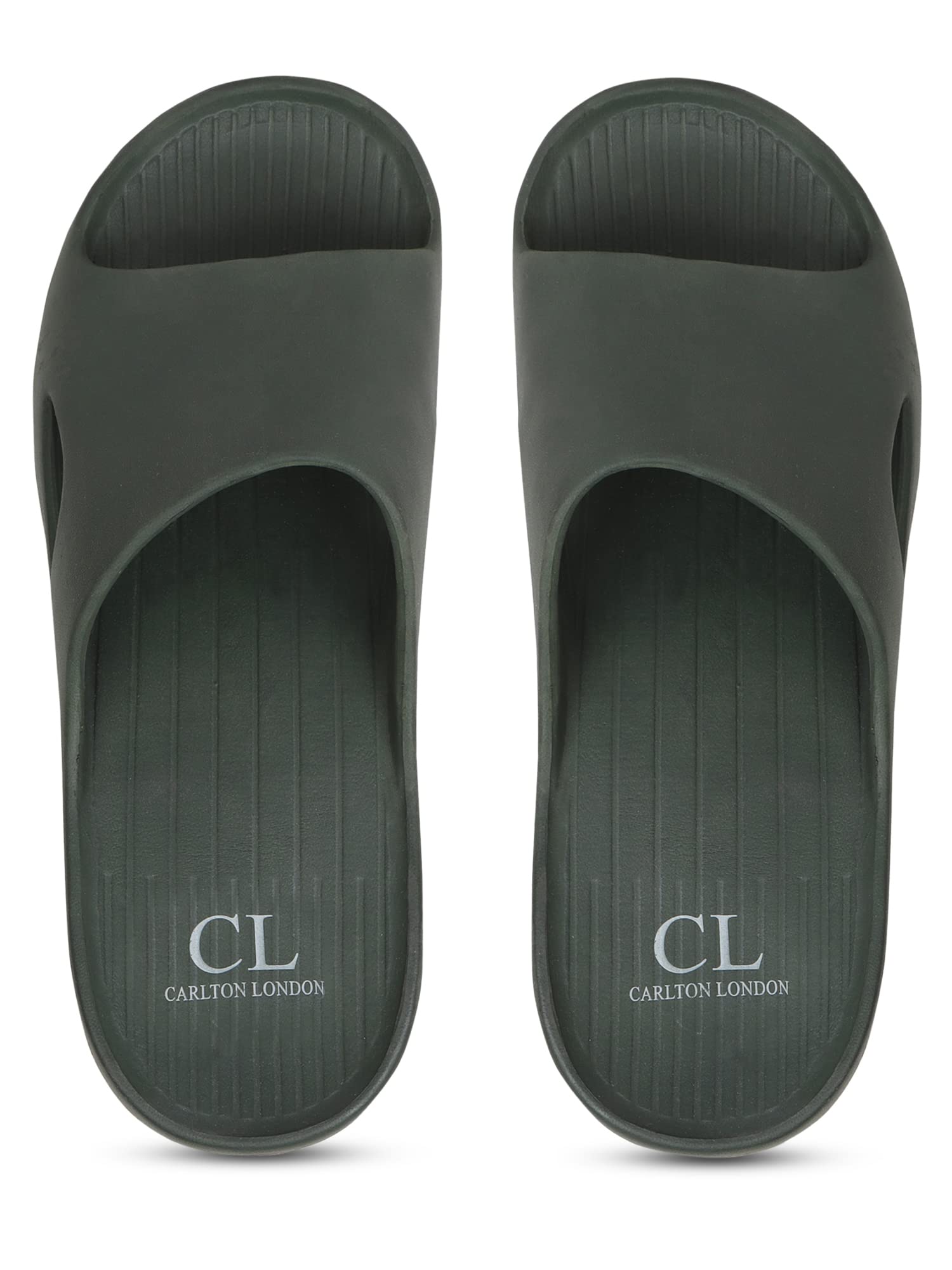 Carlton London Mens Sliders, Olive, 8 (B0B4G75K1C) Amazon Price History, Amazon Price Tracker