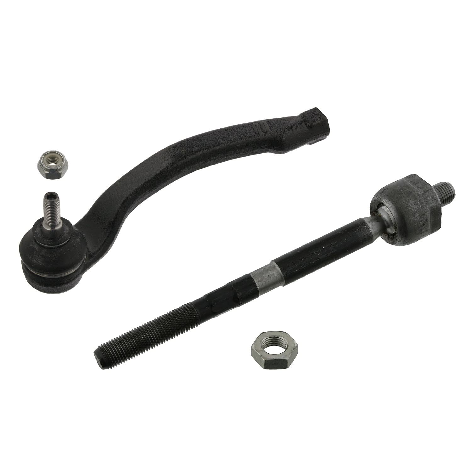 febi bilstein 37617 Tie Rod with end fitting, nut and lock nut, pack of one