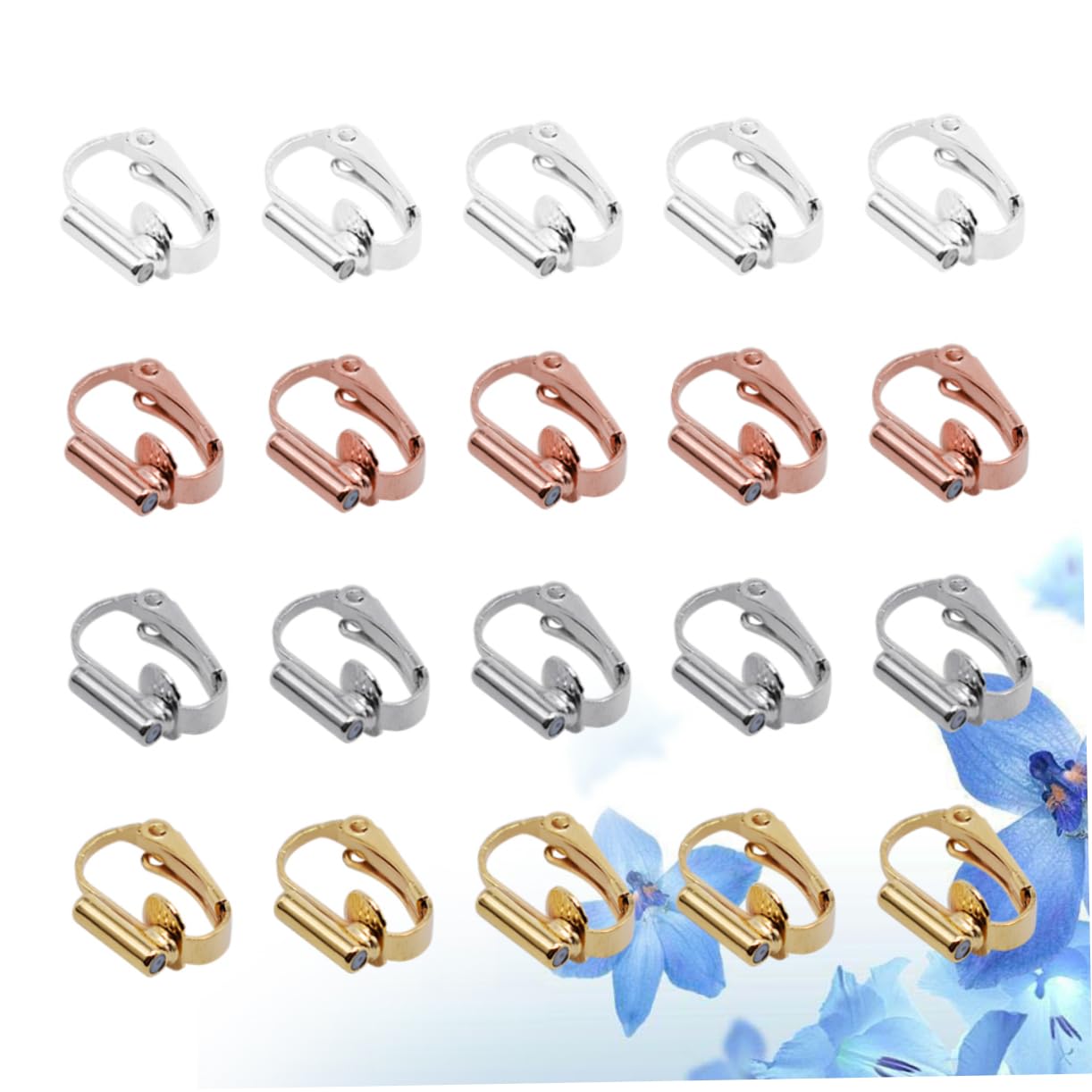 VALICLUD 60pezzi Convertitori Per Orecchini Placcato Accessori Per Clip Auricolari Senza Piercing Inclusi Facile Da Indossare e Personalizzare