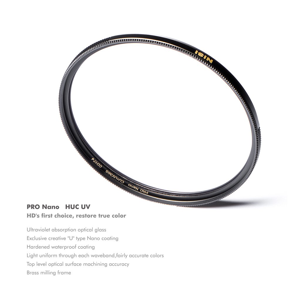 NiSi 72mm Circular Starter Filter Kit, Including HUC UV Filter, HUC CPL and Filter Pouch