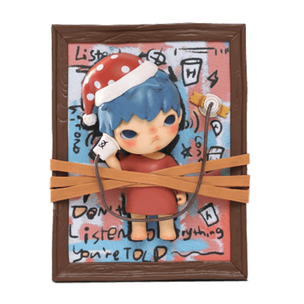 Amazon.co.jp: POPMART HIRONO Listening Saying Seeing フィギュア 