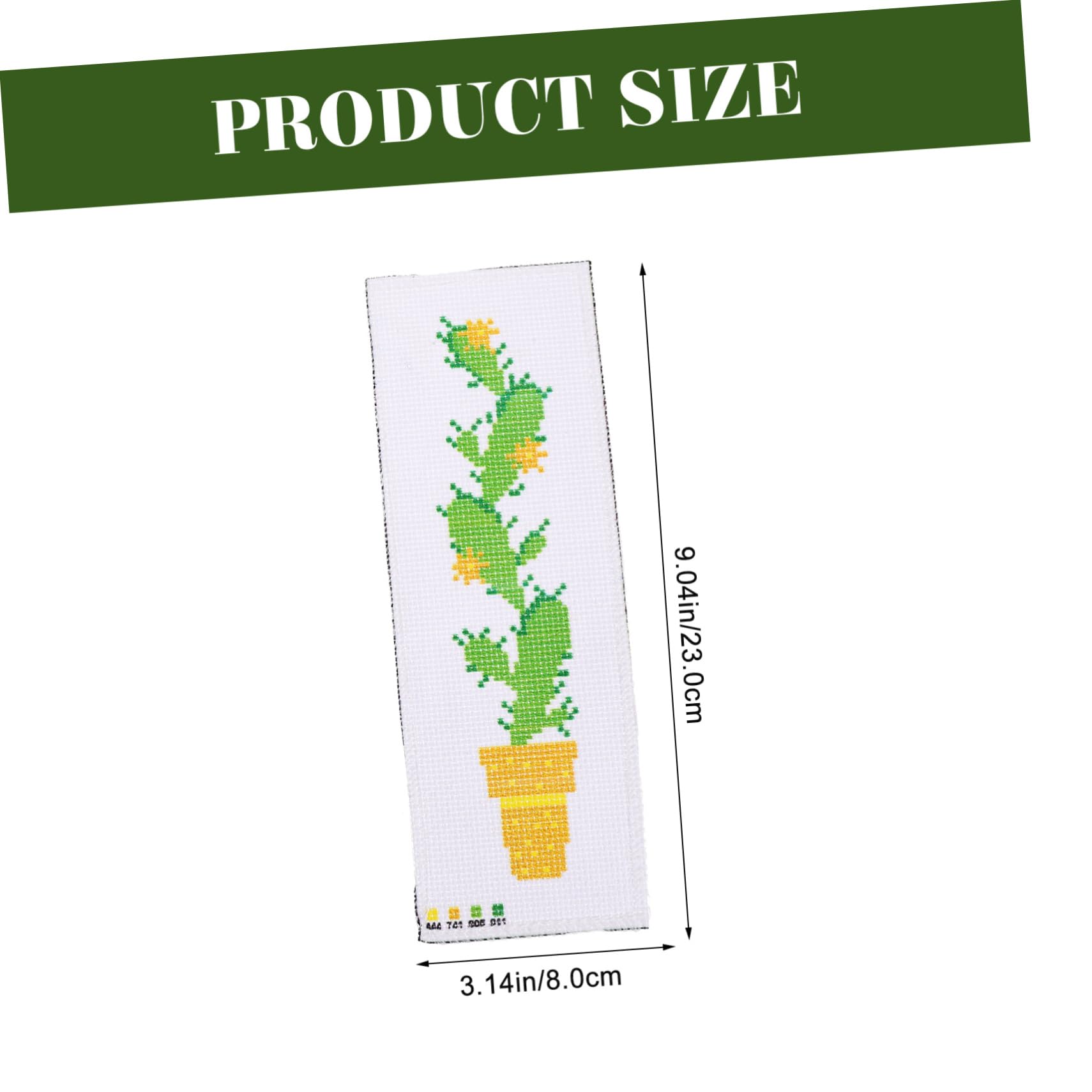 OSALADI Embroidery Kits for Adults Cross-Stitch Stamped Kits 3 Sets of Bookmarks Hand Embroidery Thread