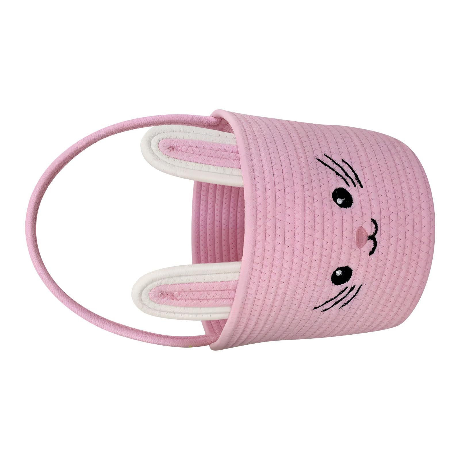 CUNZJIA Spring Celebration Basket Constructed of Sturdy Cotton Fabric and Handles for Treat Hunts and Picnics