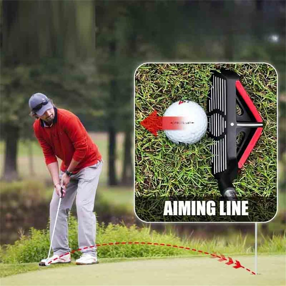 Cortadora de golf de 32 grados con eje de acero, ideal para diestros, hombres, mujeres, principiantes, golfistas, clubes, putters deportivos