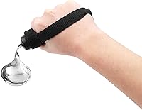 Vista 8 de KMINA Cucharas adaptativas bilaterales para adultos discapacitados (ángulo ajustable), giratorias, flexibles, médicas, curvadas para manos