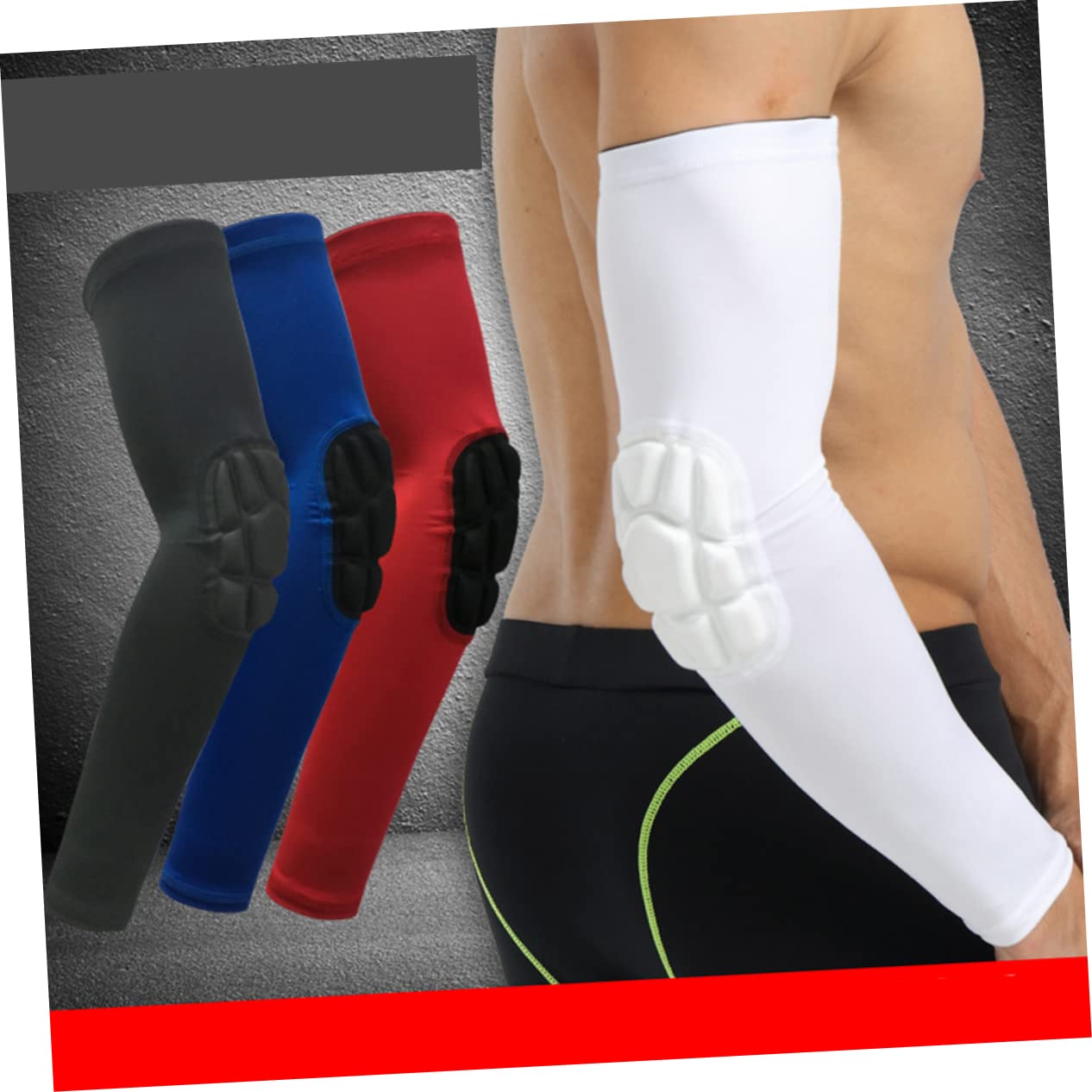 BESPORTBLE Riding Bike Sleeves Elbow Guard Softball Sleeve Protectors for Arms for Outdoor Activities