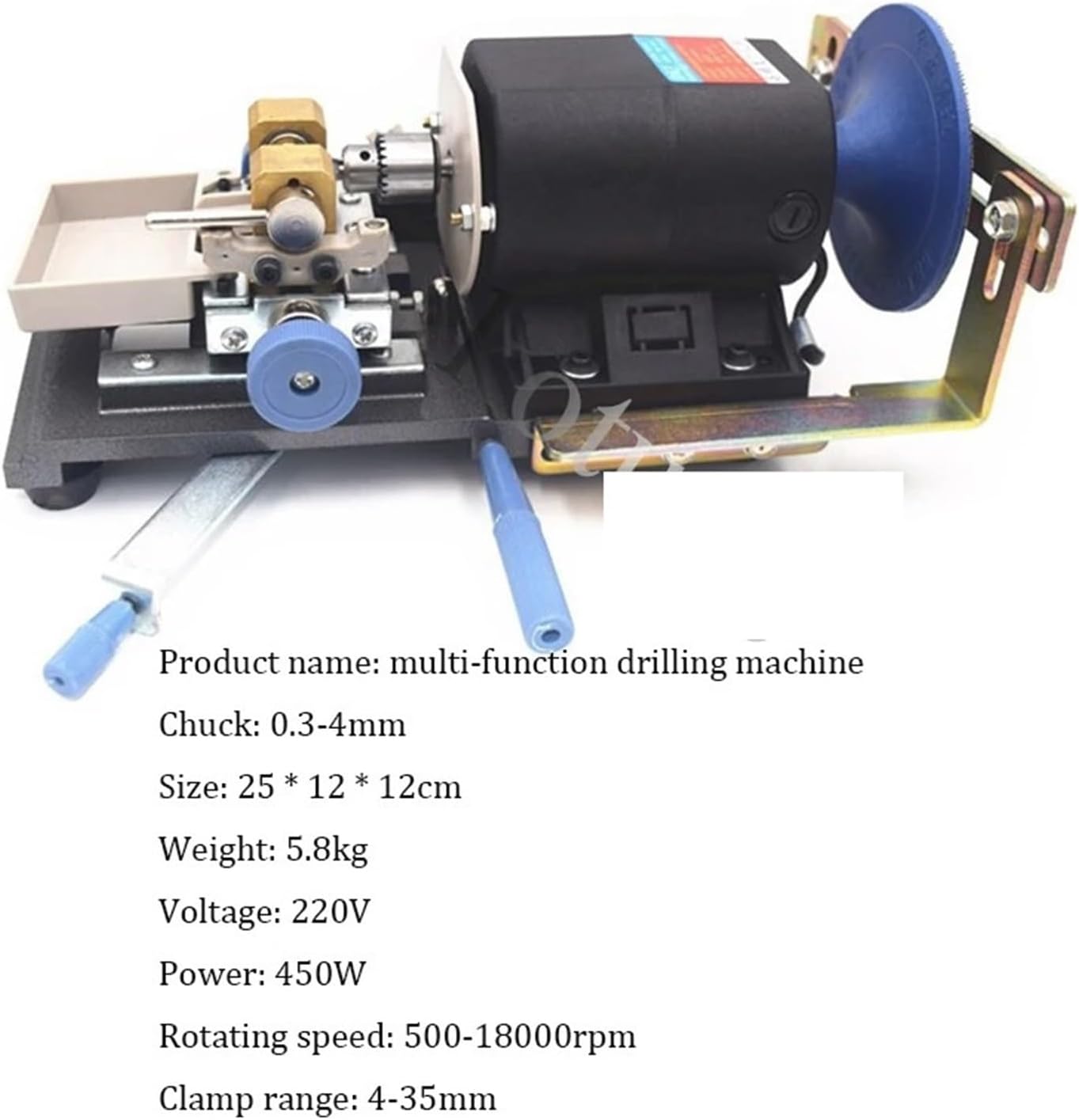 Bench Buffer Polisher, Pearl Drilling Machine, Beading Holing Machine, Jewelry Making Equipments, Jade Hole Punch Drilling Machine for Jewelry, Wood, Amber, Silver Polishing(SETC)