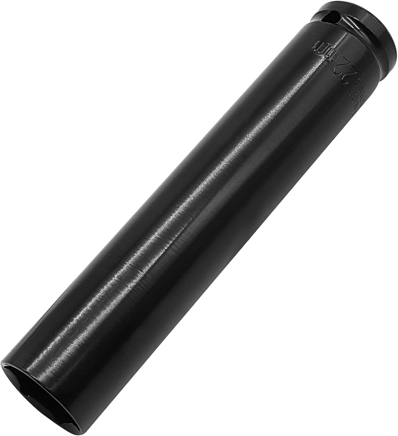 BokWin 1/2 Inch Drive by 14mm Deep Impact Socket Metric Size, 6 Inch Length Heat-Treated CR-V Steel Build, Black Finish, 1 Pack Suited for Automotive Repair and Mechanical Tasks