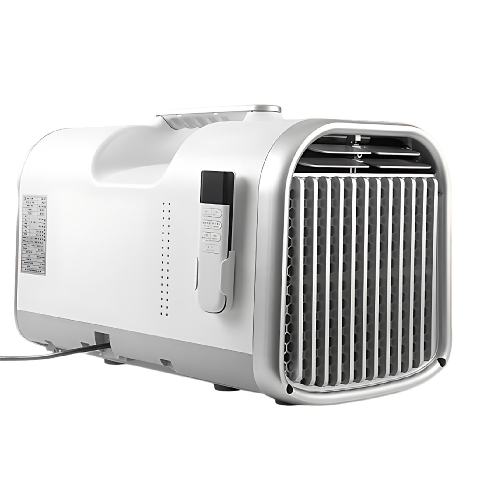 Glamping Pavilion Accessories 400W Micro AC 5100BTU Rapid Cooling Portable Conditioner with Hands-Free Voice adjustment Self-Evaporating Quiet Device 42dB(AC220V)