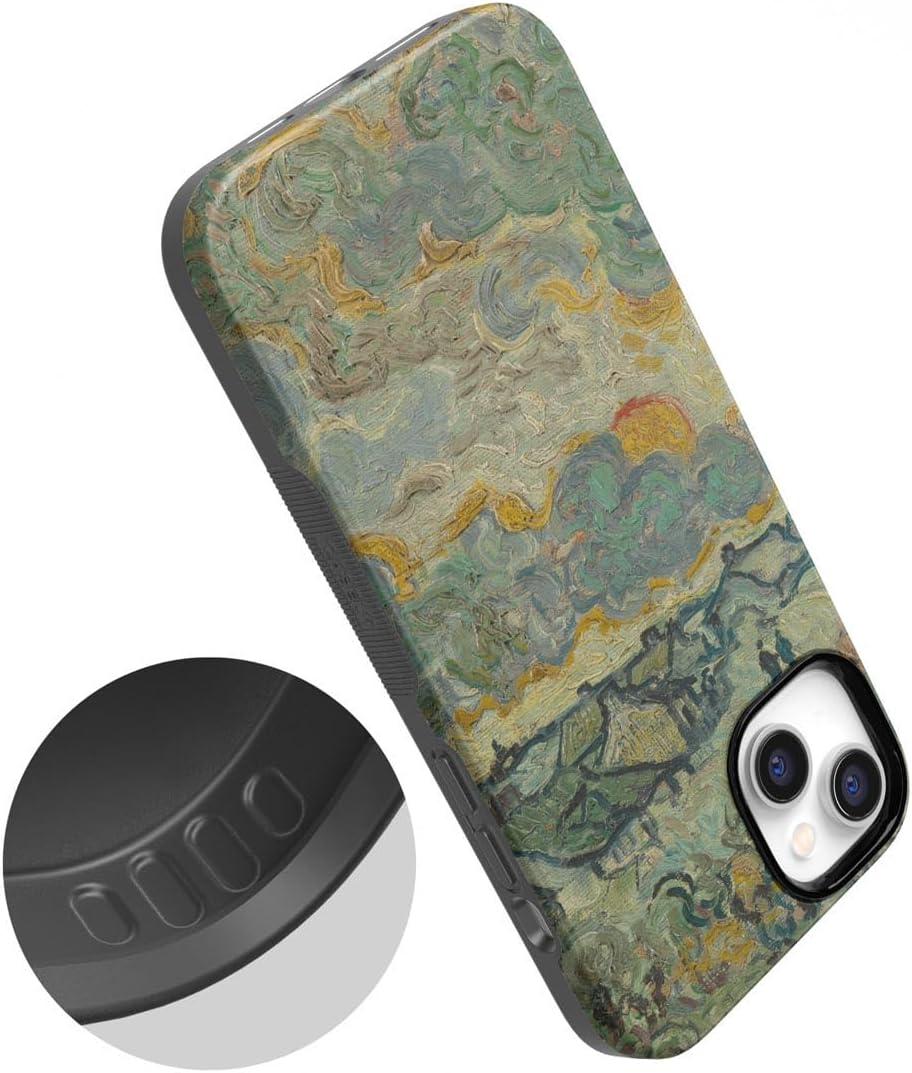 Casely iPhone 14 Case | Van Gogh | Reminiscence of Vincent | Bold Protective Design | Compatible with MagSafe