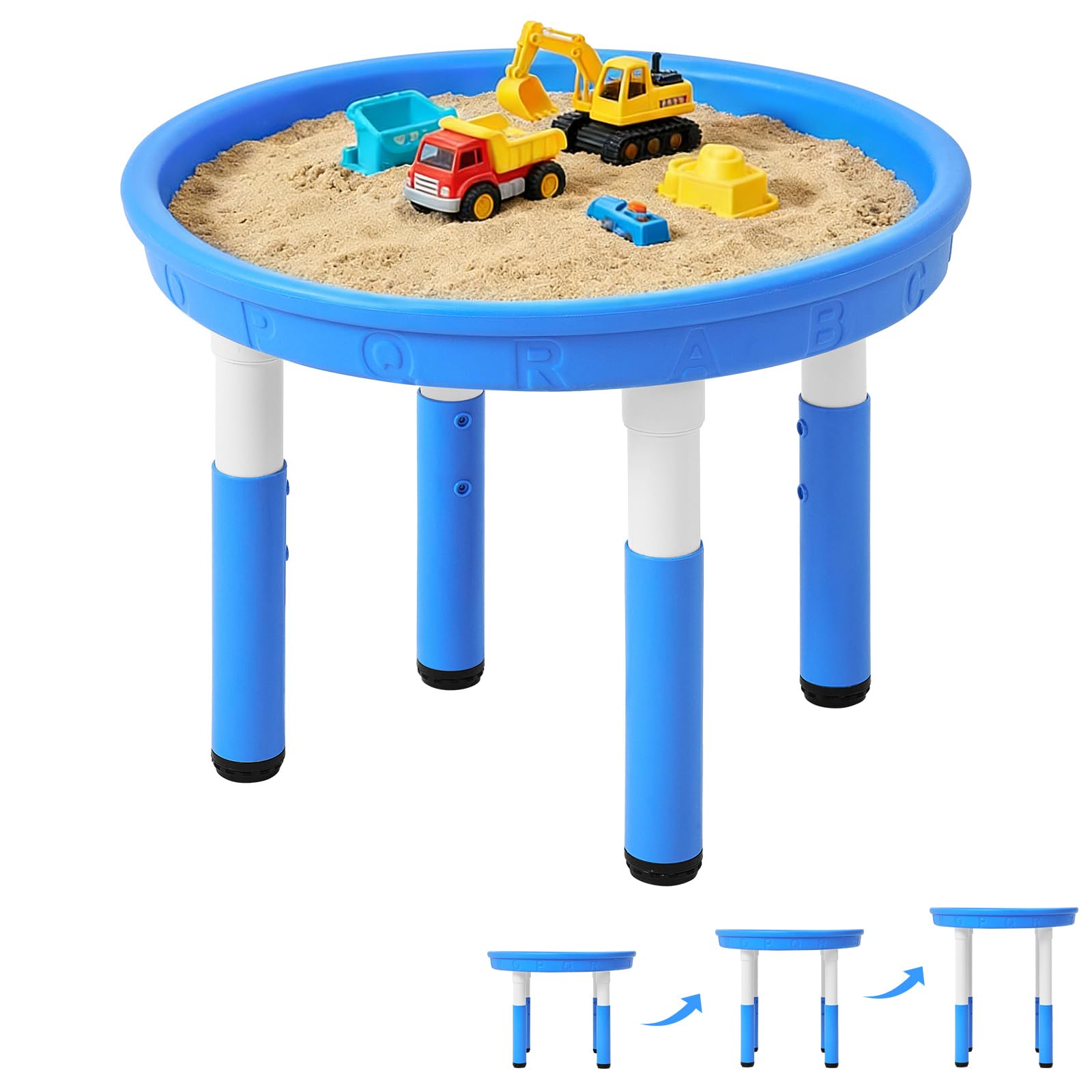 FUNLIO Tuff Plateau pour jeu sensoriel Hauteur réglable Bleu