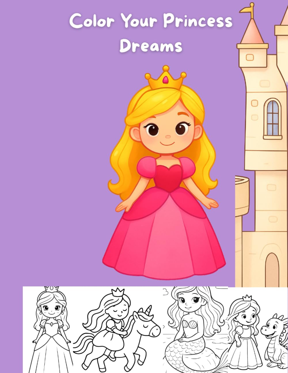 Color Your Princess Dreams: Fictional Fantasy Coloring