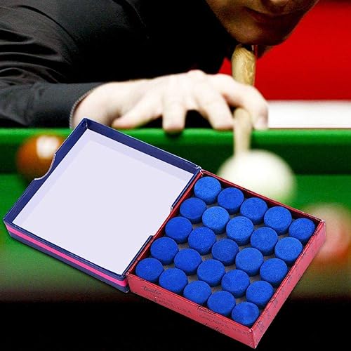 Miniatura 5 de Puntas de taco de billar de cuero atornilladas para taco de billar para 0.354 in, 0.512 in, 0.394 in, juego de 50 (0.512 in)