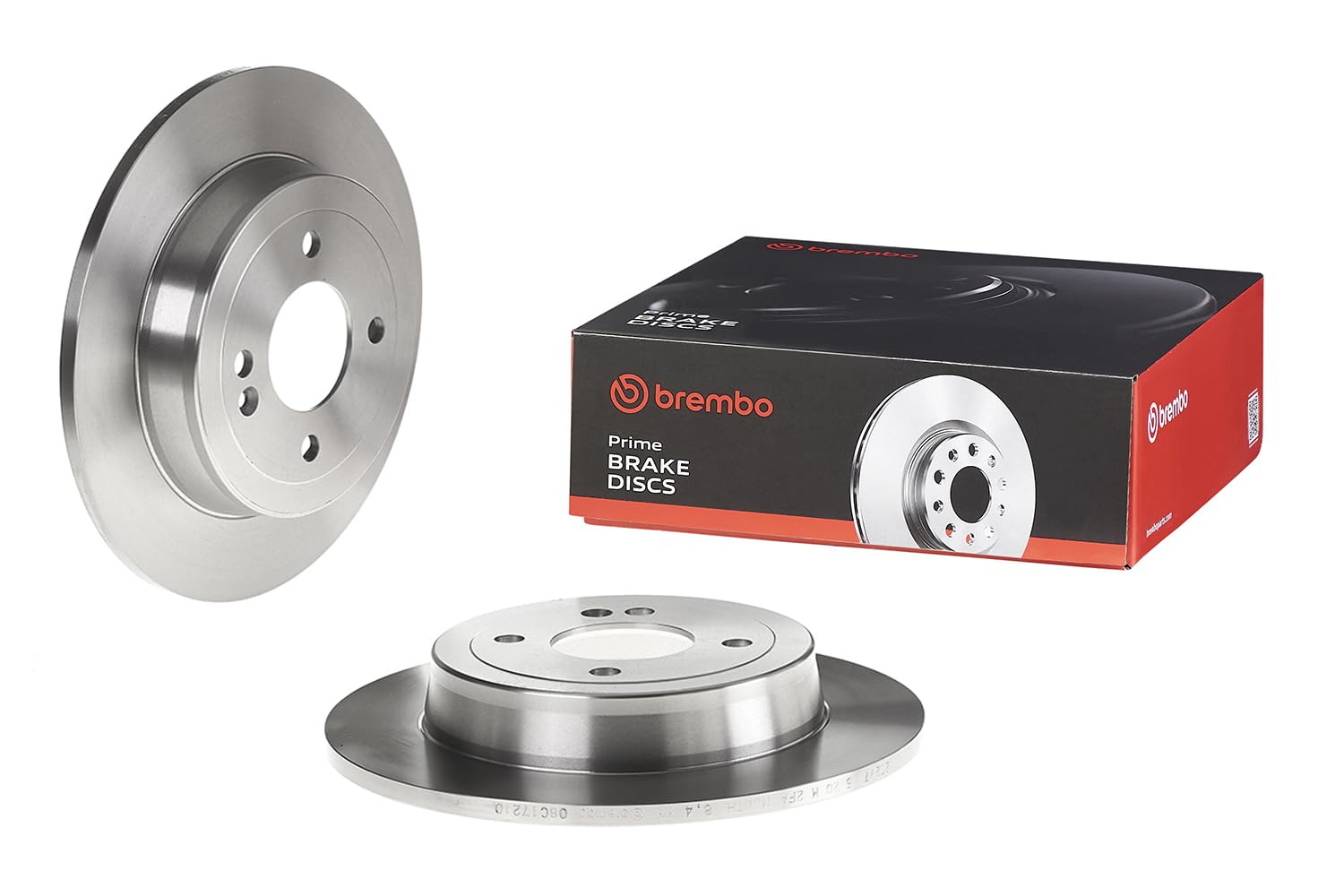 2x BRAKE DISC 08.C172.10 FOR HYUNDAI ACCENT/i25/IV FLUIDIC/VERNA i20/CROSS 1.1L