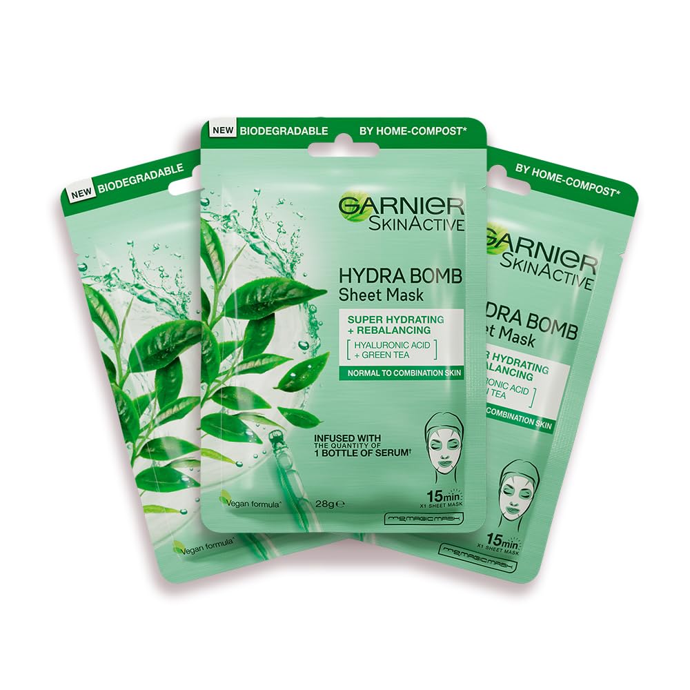 Garnier Hydra Bomb Hyaluronic Acid & Green Tea Purifying Sheet