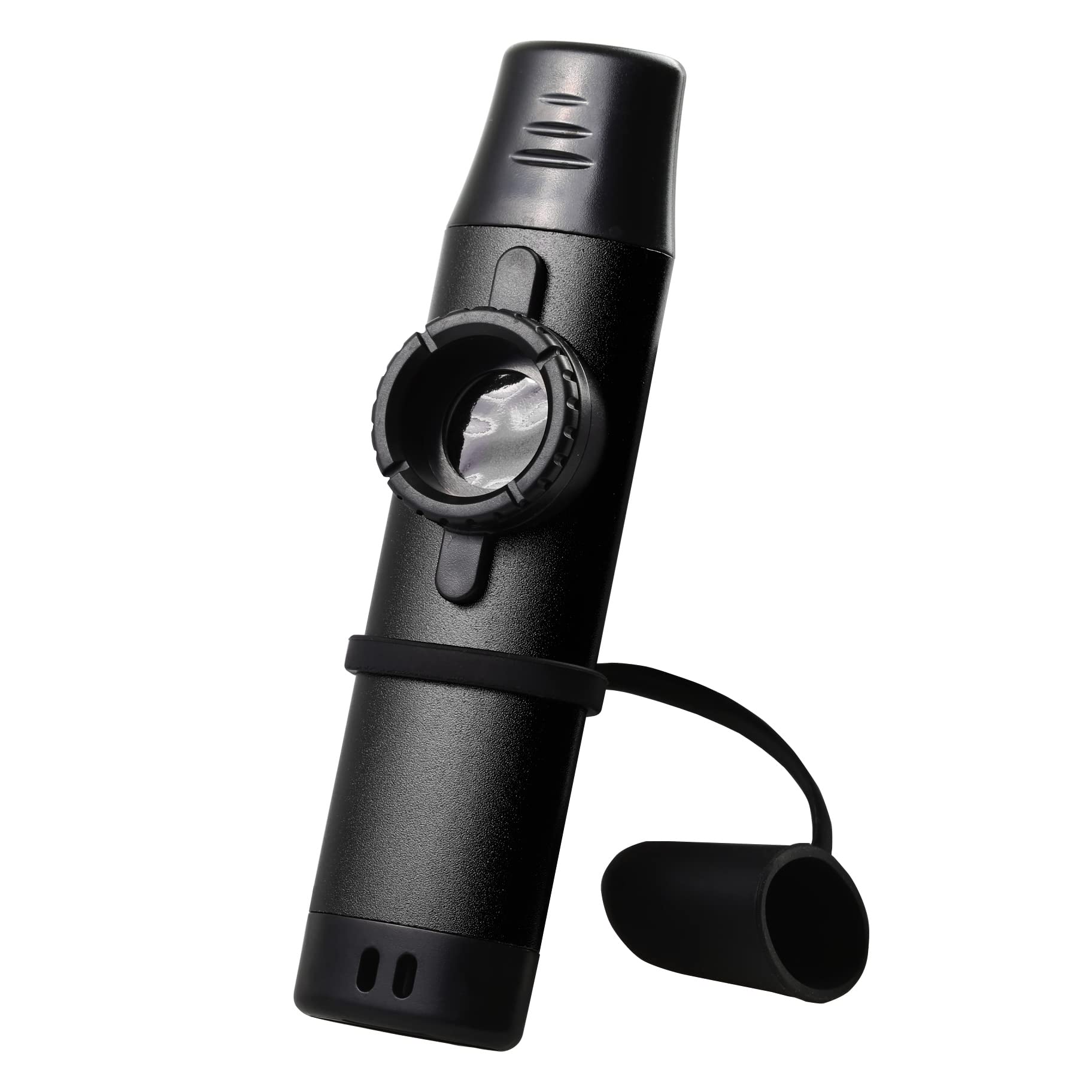 MEELAND Kazoo performance metal kazoo suitable for use with guitars, ukuleles and other instruments, niche easy to learn musical instruments kazoo /5 replacement flutes Includes/(Black)