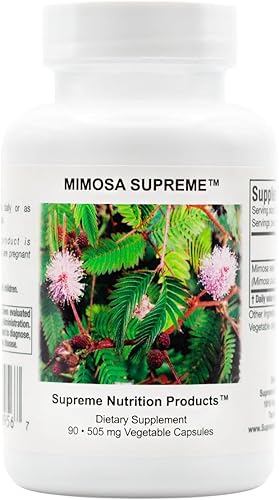 Supreme Nutrition Mimosa Supreme, 90 cápsulas puras de semillas de Mimosa Pudica