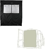 Vista 7 de VanEssential - Par de rejillas antiinsectos para puerta delantera, diseñadas para Ford Transit