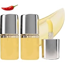 Spicy Lip Plumper Oil, Moisturizing Lip Plumper Gloss, for Fuller Looking Lips & Fine Lines, Moisturizing Repair 2pcs
