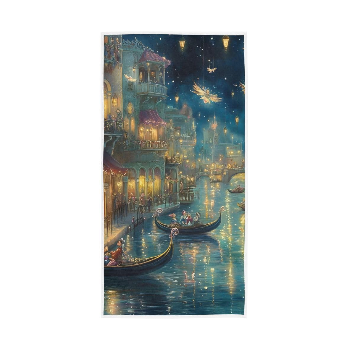 HUYGD Scene of Fairy Bath Hand Towels for Bathroom, Hand Towels for Bathroom, Shower, Hotel, Spa 15 x 30 Inches