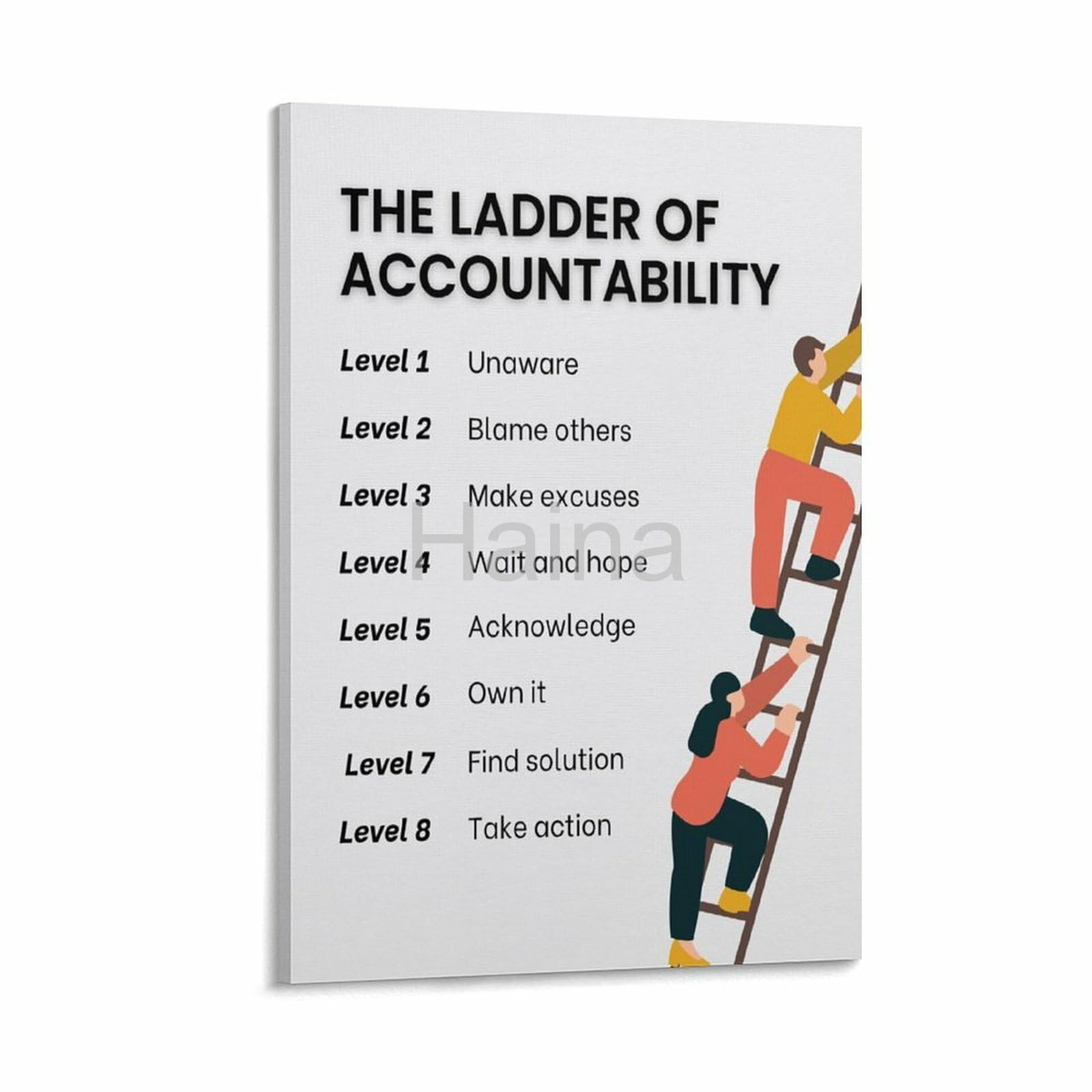 Accountability Ladder Quotes Amazon.com: EISNDIE The Ladder Of
