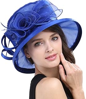 cobalt blue hats and fascinators