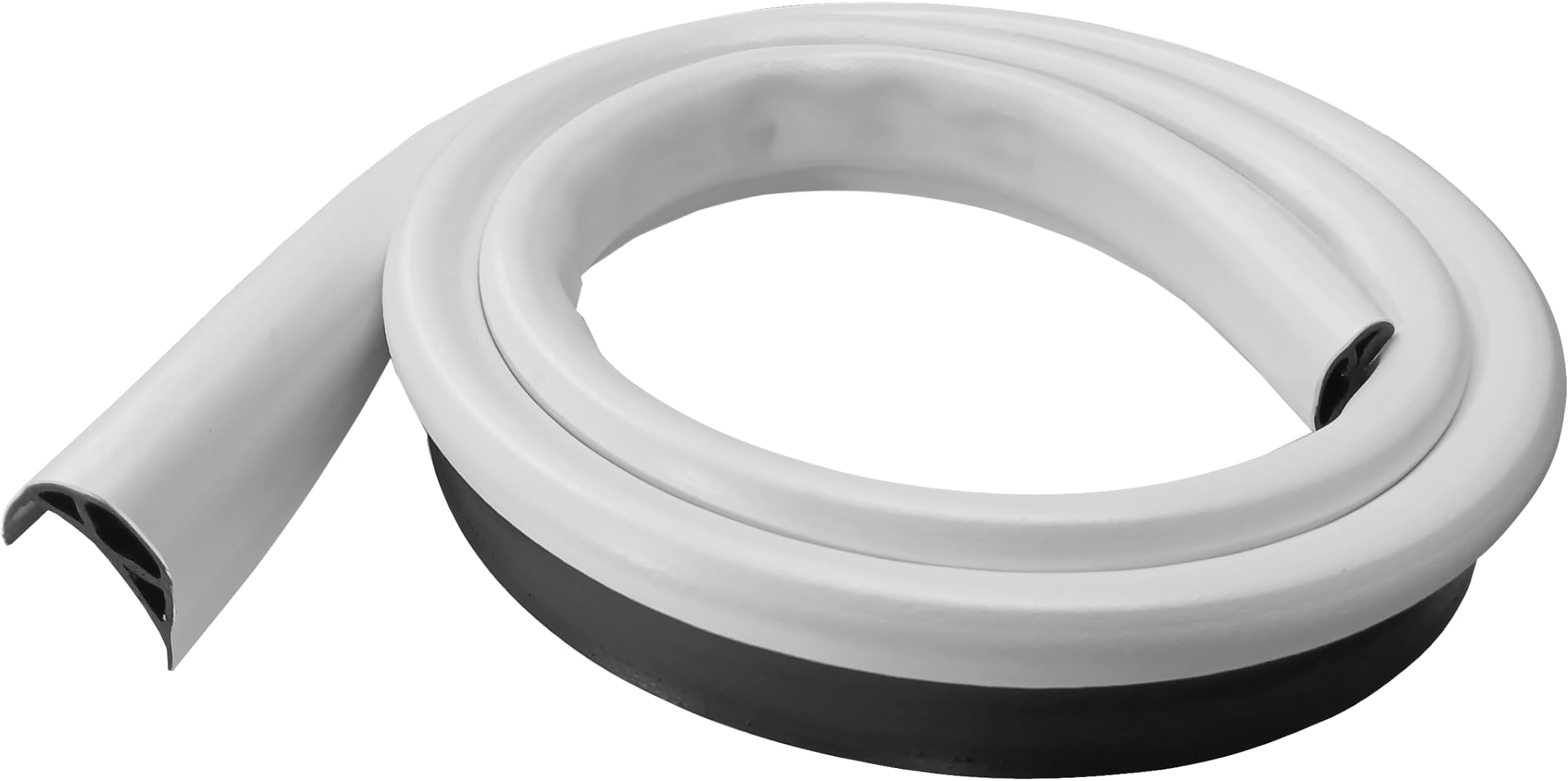 Taylor Made Commercial Dock Edging - Commercial P-Shape 10' Coil | Double-molded co-extrusion for strength, 85% recycled material with virgin capstock, installs with screws or nails