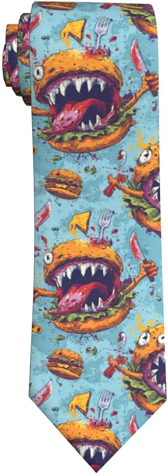 Gravata masculina divertida casual para presente de festa