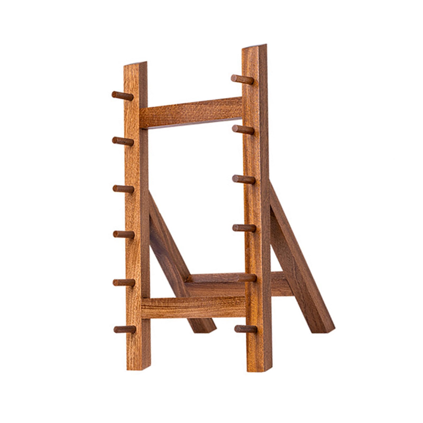 HDOYTXXM Sturdy Wooden Cutter Display Stand Unique Storage Rack Display Holders for Neat and Clean Kitchen Countertops Dining Table Stand