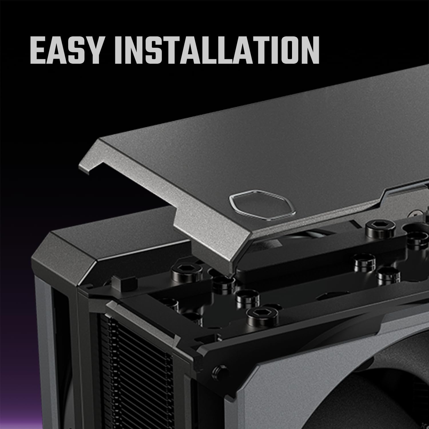 Cooler Master Hyper CPU Air Cooler – 120mm High Performance PWM Fan, 4 Copper Heat Pipes, Aluminum Top Cover, Low Noise & Easy Installation, AMD AM5/AM4 & Intel LGA 1851/1700/1200, Black: Cooler Master Hyper 612 APEX CPU Air Cooler, Dual Mobius 120 PWM Fan, Superconductive Composite 6 Copper Heat Pipes, 159mm Tall, Sleek Top Cover, AMD Ryzen AM5|AM4, Intel LGA 1851|1700 Brackets