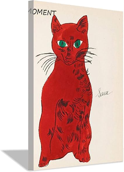 Amazon アートキャンバス絵画アンディ ウォーホル猫の壁の写真 x30cm フレームなし ウォールステッカー オンライン通販 Amazon アートキャンバス絵画アンディ ウォーホル猫の壁の写真 x30cm フレームなし ウォールステッカー オンライン通販