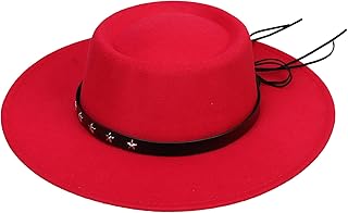 Sombrero de lana para mujer y niña, de ala ancha, de fieltro, para bolos, para dama, flojo, derby, iglesia, sombreros de fiesta - plegable