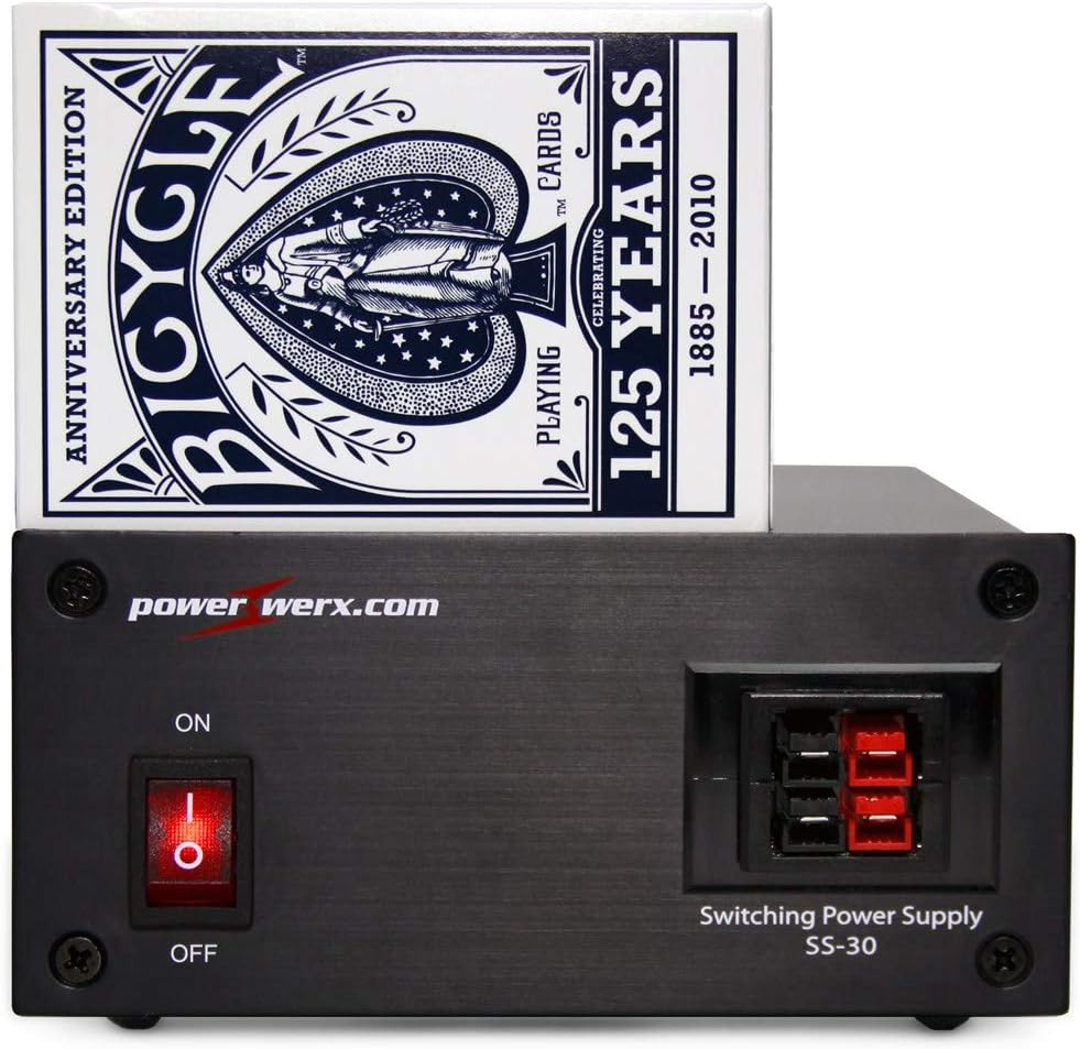 Powerwerx SS-30DV 30 Amp Desktop DC Power Supply with Powerpole Connectors