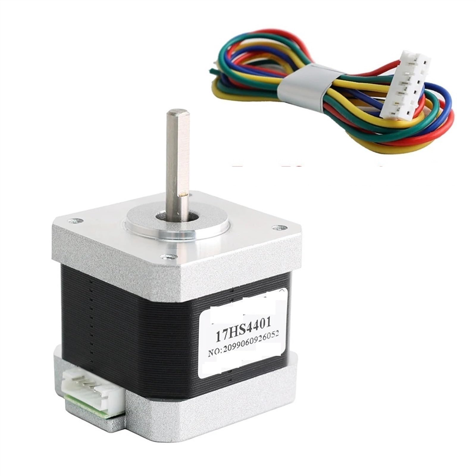 Motor paso a paso, 17HS4401 40mm Nema17 Motor paso a 42 Nema 17 42BYGH 1.5A 4 conductores for impresora 3D(5pcs)