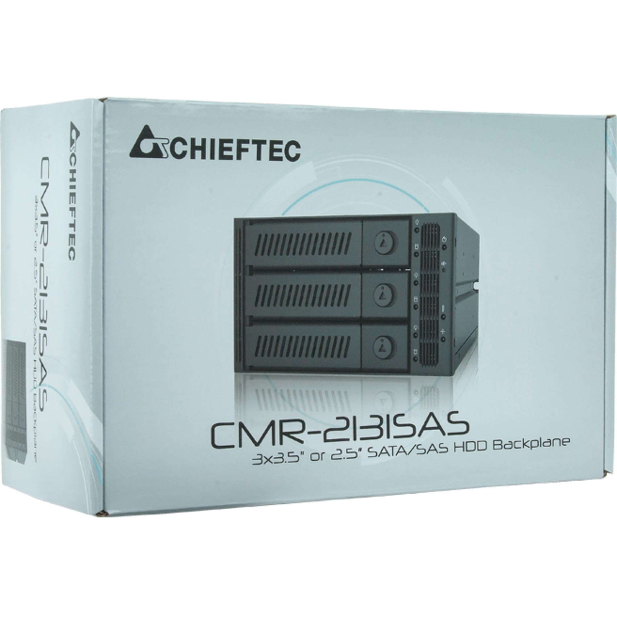 CHIEFTEC CMR-3141SAS Panel BAHÍA Disco Duro para 4 HDD/SSD (3,5 "/ 2,5"), ocupa 3 ranuras de 5,25 "