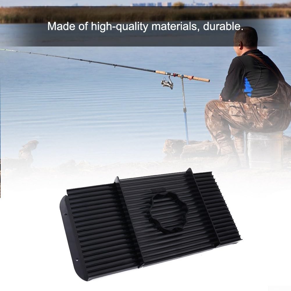 Boilie - Tavolo per pesca alla carpa, Boilies Bait Maker con base lunga, rullo in ABS per esche e pellet, 30 x 15 cm (nero), compatibile (14 mm)