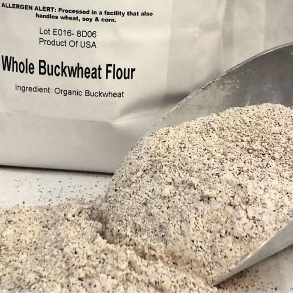 Organic Whole Buckwheat Flour - 5lbs
