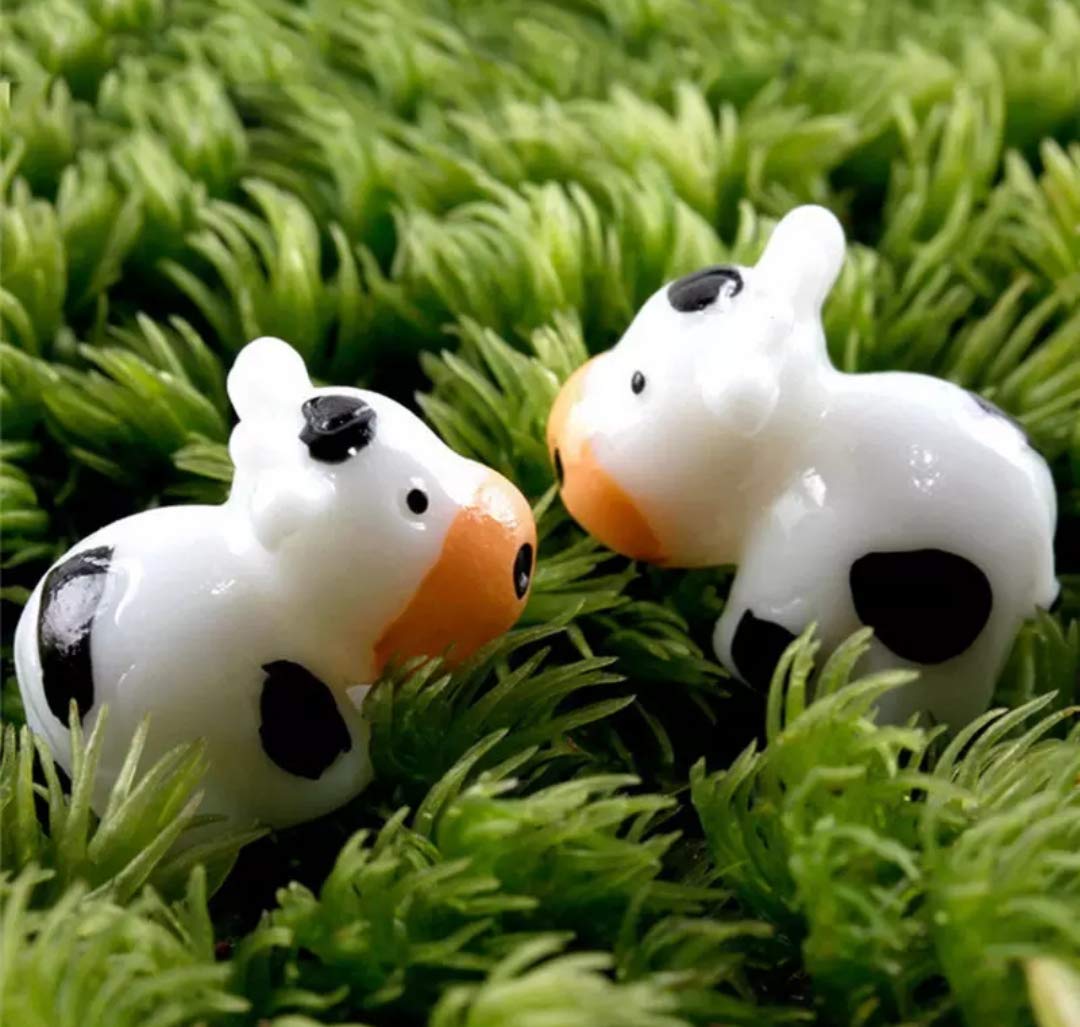 Bloom Bagicha Miniature Cow for Fairy Garden Landscaping Tray Gardening Terrariums Bonsai Décor and Craft Model Work - Set of 2 pcs (B08D61CK6X) Amazon Price History, Amazon Price Tracker